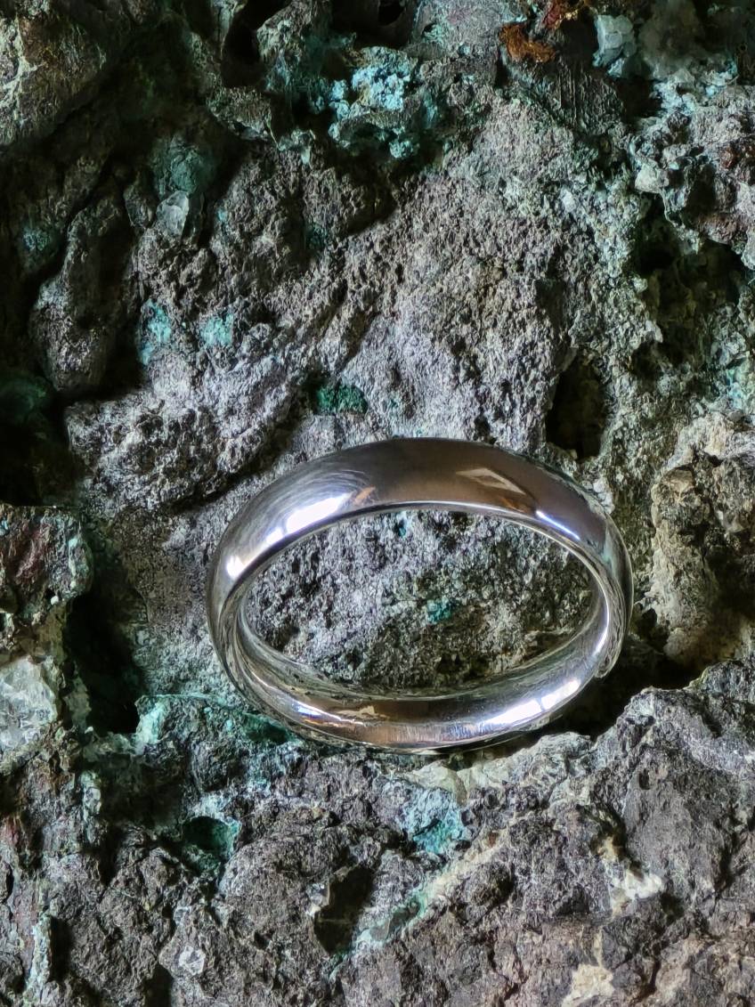 Sterling Silver Comfort Fit Band 8mm